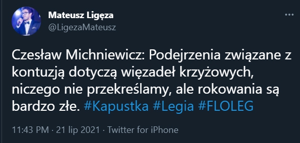 Michniewicz ZABRAŁ GŁOS ws. kontuzji Kapustki!